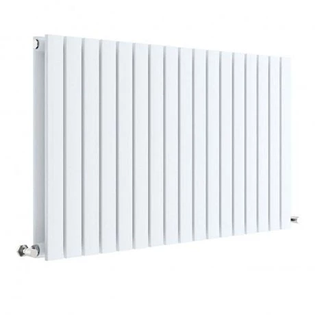 Hudson Reed Sloane 600 x 992mm Horizontal Double Panel Radiator - Satin White - HLW56D 3 Hudson Reed Sloane 600 x 992mm Horizontal Double Panel Radiator - Satin White - HLW56D