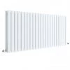 Hudson Reed Sloane 600 x 1398mm Horizontal Double Panel Radiator - Satin White - HLW59D