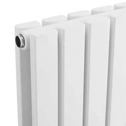 Hudson Reed Sloane 1800 x 528mm Vertical Double Panel Radiator - Satin White - HLW47D -Cheap Bathroom Heating Store HLW60D D2 460 2
