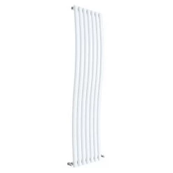 Hudson Reed Revive Wave 1785 x 413mm Designer Radiator - Gloss White - HLW95