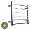 Warmup Hawthorn H600 x W650mm Dry Electric Heated Towel Rail - HTR-6SQPO -Cheap Bathroom Heating Store HTR 6SQPO P
