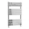Malham Straight Flat Panel Heated Towel Rail - W500 x H840mm - Chrome -Cheap Bathroom Heating Store HTR007 p