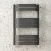 Milan Bow-Fronted Anthracite 850 x 550 Designer Flat Panel Heated Towel Rail 2 Milan Bow-Fronted Anthracite 850 x 550 Designer Flat Panel Heated Towel Rail -Cheap Bathroom Heating Store MBTR855A4 p