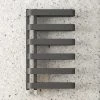 Milan Curved Anthracite 850 x 500 Designer Flat Panel Heated Towel Rail - 6 Sections 2 Milan Curved Anthracite 850 x 500 Designer Flat Panel Heated Towel Rail - 6 Sections -Cheap Bathroom Heating Store MCTR855A1 p