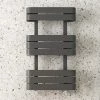 Milan Curved Anthracite 850 x 500 Designer Flat Panel Heated Towel Rail -Cheap Bathroom Heating Store MCTR855A2 p