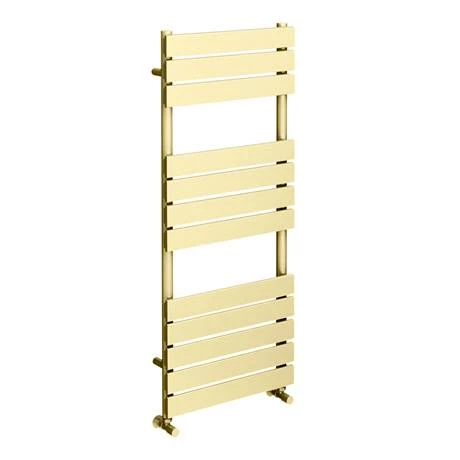 Arezzo Brushed Brass 1200 x 500 Heated Towel Rail 5 Arezzo Brushed Brass 1200 x 500 Heated Towel Rail - Image 3