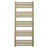 Crosswater MPRO 480 x 1140mm Heated Towel Rail - Brushed Brass Effect - MP48X1140F -Cheap Bathroom Heating Store MP48X1140F P