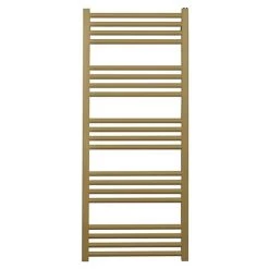 Crosswater MPRO 480 x 1140mm Heated Towel Rail - Brushed Brass Effect - MP48X1140F