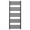 Crosswater MPRO 480 x 1140mm Heated Towel Rail - Matt Black - MP48X1140MB -Cheap Bathroom Heating Store MP48X1140MB P