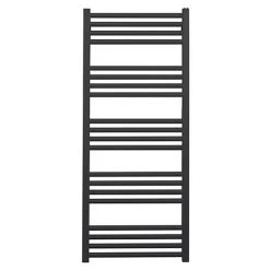 Crosswater MPRO 480 x 1140mm Heated Towel Rail - Matt Black - MP48X1140MB