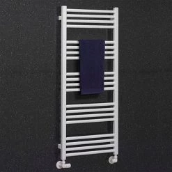 Crosswater MPRO 480 x 1140mm Heated Towel Rail - Matt White - MP48X1140MW