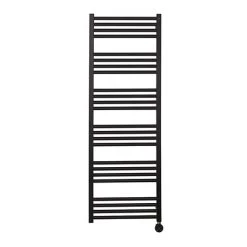 Crosswater MPRO 480 x 1380mm Electric Only Towel Rail - Matt Black - MP48X1380MBELEC
