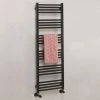 Crosswater MPRO 480 x 1380mm Heated Towel Rail - Matt Black - MP48X1380MB -Cheap Bathroom Heating Store MP48X1380MB P