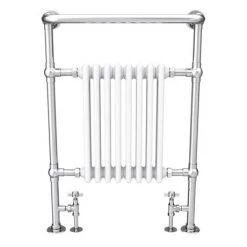 Chatsworth Savoy Traditional Radiator with Crosshead Valves -Cheap Bathroom Heating Store MTY022 KES n d2 460