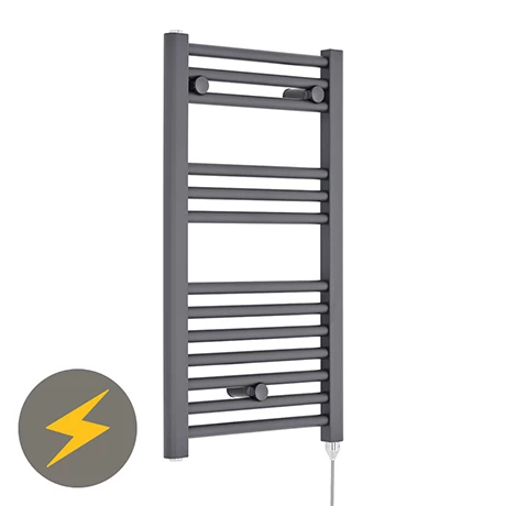 Nuie H720mm x W400mm Anthracite Electric Only Ladder Rail - MTY153 3 Nuie H720mm x W400mm Anthracite Electric Only Ladder Rail - MTY153