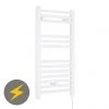 Nuie H720mm x W400mm White Electric Only Ladder Rail - MTY156 1 Nuie H720mm x W400mm White Electric Only Ladder Rail - MTY156 -Cheap Bathroom Heating Store MTY156 p