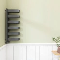 Milan Anthracite U-Shaped Heated Towel Rail - 850 x 300mm 8 Milan Anthracite U-Shaped Heated Towel Rail - 850 x 300mm -Cheap Bathroom Heating Store MUTR85A d2 460