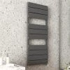 Monza Anthracite Aluminium Heated Towel Rail 1200 x 500mm Curved Panels 2 Monza Anthracite Aluminium Heated Towel Rail 1200 x 500mm Curved Panels -Cheap Bathroom Heating Store MZAL9A p