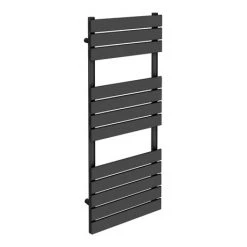Milan Heated Towel Rail H1200mm x W490mm Anthracite