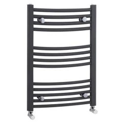 Nuie - Curved Ladder Towel Rail 700 x 500mm - Anthracite - MTY102