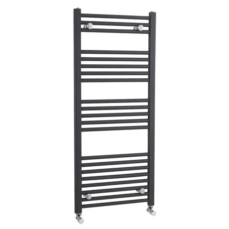 Nuie - Straight Ladder Towel Rail 500 x 1150mm - Anthracite - MTY105 2 Nuie - Straight Ladder Towel Rail 500 x 1150mm - Anthracite - MTY105