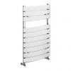 Milan Curved Heated Towel Rail 840mm x 493mm Chrome -Cheap Bathroom Heating Store RAD01C p