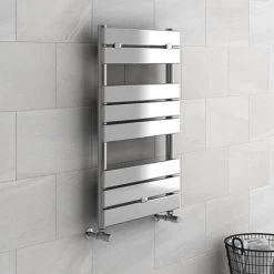 Milan Heated Towel Rail 840mm x 500mm Chrome