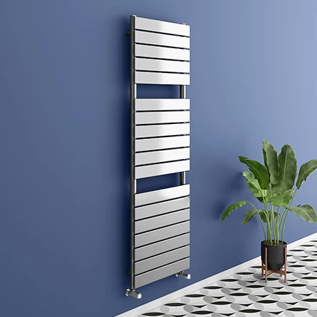 Milan Chrome 1512 x 500mm Flat Panel Heated Towel Rail 3 Milan Chrome 1512 x 500mm Flat Panel Heated Towel Rail