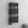 Milan Heated Towel Rail 840mm x 500mm Anthracite -Cheap Bathroom Heating Store RAD13A prod01