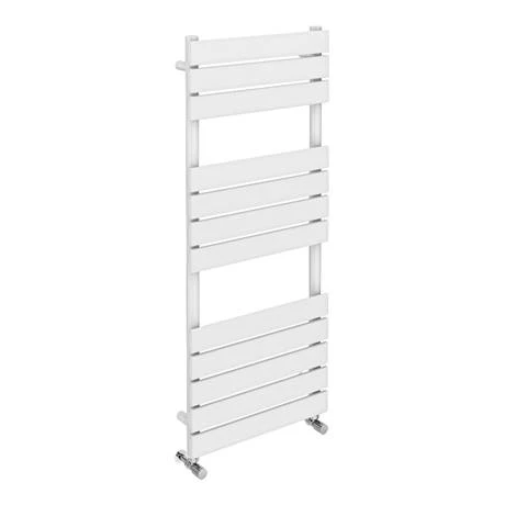 Milan White 1200 x 490mm Heated Towel Rail 4 Milan White 1200 x 490mm Heated Towel Rail - Image 2