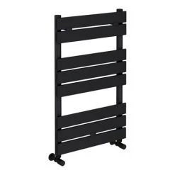 Milan Matt Black 840mm x 500mm Heated Towel Rail -Cheap Bathroom Heating Store RAD8MB detail1 460