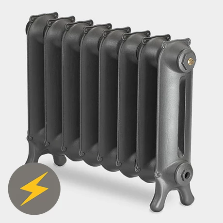 Paladin Sloane 450mm High 7 Section Electric Cast Iron Radiator with 1200w Heating Element 3 Paladin Sloane 450mm High 7 Section Electric Cast Iron Radiator with 1200w Heating Element