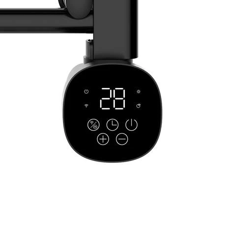 TCP Smart 500W Black 800 x 500mm Wi-Fi Energy Saving Electric Only Towel Radiator 6 TCP Smart 500W Black 800 x 500mm Wi-Fi Energy Saving Electric Only Towel Radiator - Image 4