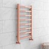 Brooklyn Square 800 x 500mm Rose Gold Heated Towel Rail -Cheap Bathroom Heating Store SQRGT85 p1