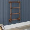 Bloomsbury Copper 498 x 748mm Wall Mounted Towel Rail -Cheap Bathroom Heating Store SUN TR18 nw p