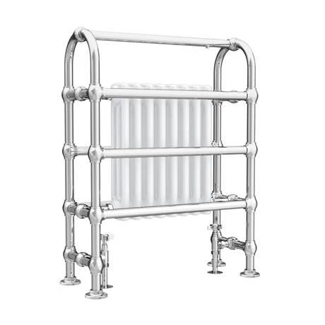 Crosby Traditional Freestanding Towel Rail Column Radiator (850 x 673mm) 4 Crosby Traditional Freestanding Towel Rail Column Radiator (850 x 673mm) - Image 2