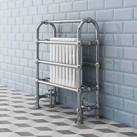 Crosby Traditional Freestanding Towel Rail Column Radiator (850 x 673mm) 7 Crosby Traditional Freestanding Towel Rail Column Radiator (850 x 673mm) - Image 5