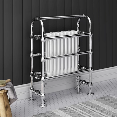 Crosby Traditional Freestanding Towel Rail Column Radiator (850 x 673mm) 3 Crosby Traditional Freestanding Towel Rail Column Radiator (850 x 673mm)