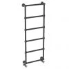 Bloomsbury Black Nickel 1548 x 498mm Wall Mounted Towel Rail -Cheap Bathroom Heating Store TR22 BN p