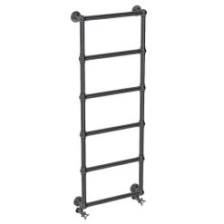 Bloomsbury Black Nickel 1548 x 498mm Wall Mounted Towel Rail