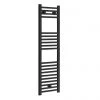 Toreno Black W300 x H1200mm Heated Towel Rail - Straight -Cheap Bathroom Heating Store TRB312 prod