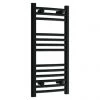 Toreno Black Curved W400 x H800mm Heated Towel Rail -Cheap Bathroom Heating Store TRB480C p