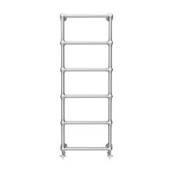 Chatsworth Wall Mounted Towel Rail 1550 x 600mm - Chrome -Cheap Bathroom Heating Store TRWM15 detail2 460