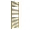 Venice Cubo Heated Towel Rail - Brushed Brass (1420 x 500mm) -Cheap Bathroom Heating Store VCTR145BB p