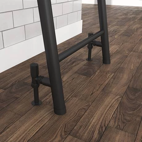 Venice Matt Black Leaning Ladder 1800 x 500mm Heated Towel Rail 6 Venice Matt Black Leaning Ladder 1800 x 500mm Heated Towel Rail - Image 4