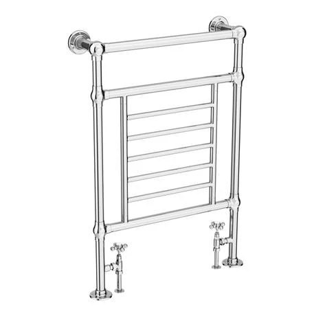 Hampshire Traditional 963 x 673mm Chrome Towel Rail 4 Hampshire Traditional 963 x 673mm Chrome Towel Rail - Image 2