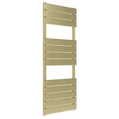 Venice Pannello Heated Towel Rail - Brushed Brass (1213 x 500mm)