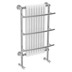 Chatsworth Yale Traditional Wall Hung Towel Rail Radiator (630 x 1000mm) -Cheap Bathroom Heating Store X506 detail01 460